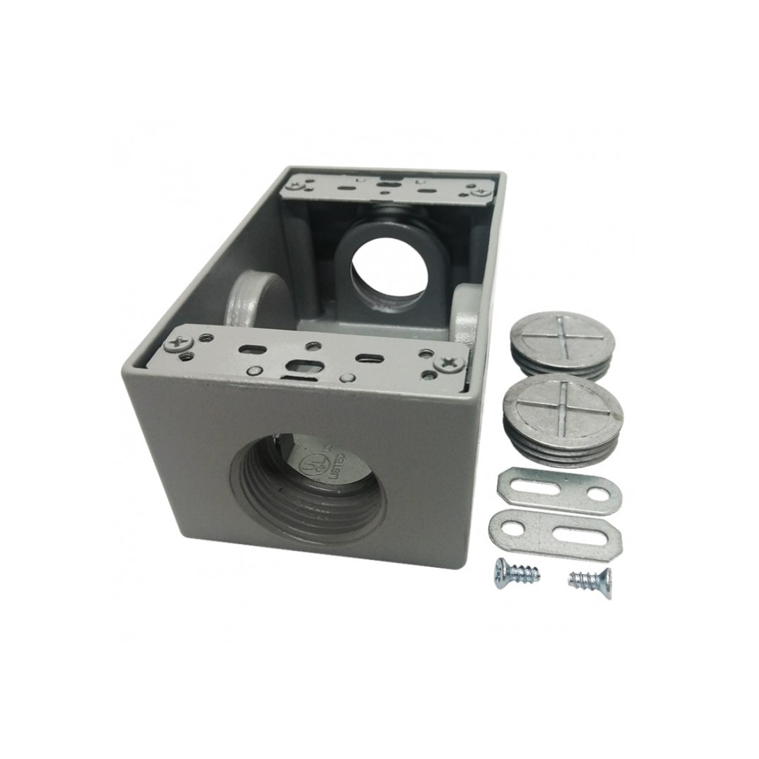 Caja Hermética Rectangular 4x2 | Para Conexiones Eléctricas | Alta Resistencia - Imagen 2