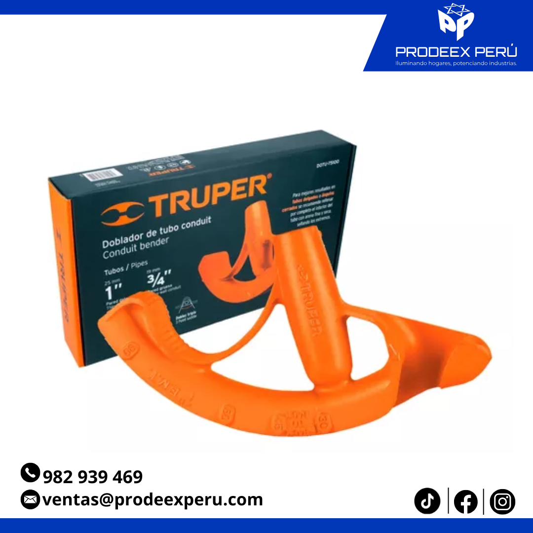 Doblador de tubo conduit 1", Truper