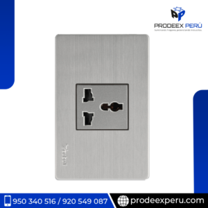 A5-TOMACORRIENTE SIMPLE TIPO M - PLOMO