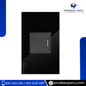 B2- INTERRUPTOR SIMPLE CONMUTADO- NEGRO ESPEJO