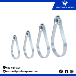 Abrazaderas Tipo Gota para Tubería Conduit | Soporte Metálico para Instalaciones Eléctricas