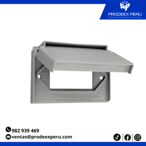 tapa Hermética para Decora 1 Módulo Gris