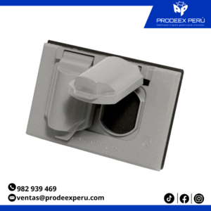 Tapa Hermética Tipo 8 Doble de Acero Inoxidable | Protección IP para Exteriores