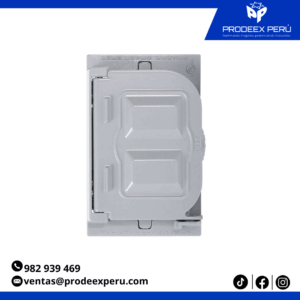 Tapa Hermética Universal para Tomacorriente Doble | Placa Exterior de Aluminio