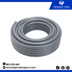 Tubería conduit Flexible Liquid Tight Pesado con Forro PVC |para Instalaciones Eléctricas en Exteriores