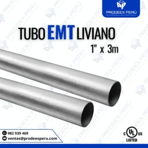 Tubo EMT 1″ – Acero Galvanizado para Instalaciones Eléctricas
