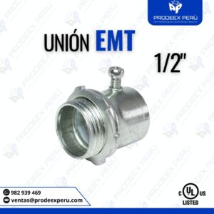Conector EMT 1/2" de Acero Galvanizado | Alta Resistencia y Fácil Instalación