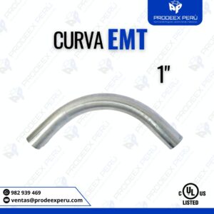 Curva EMT Galvanizada 1″ | Alta Resistencia para Tuberías Eléctricas