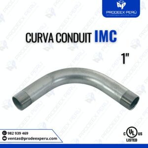 Curva IMC 1″ Galvanizada | Alta Resistencia y Seguridad en Conducción Eléctrica
