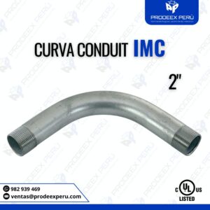 Curva IMC 2″ Galvanizada | Alta Resistencia y Protección Anticorrosiva