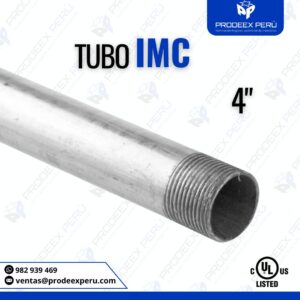 Tubo IMC Galvanizada 4″ | para Instalaciones Industriales