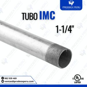 Tubo IMC Galvanizado 1-1/4″ | Tubería con Rosca NPT – Norma ANSI C80.6