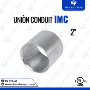Unión IMC 2" de Acero Galvanizado | Ideal para Proyectos Eléctricos