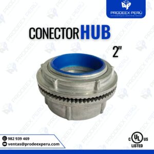 Conector HUB Eléctrico 2″ a Prueba de Agua, Aceite y Polvo | Zinc UL