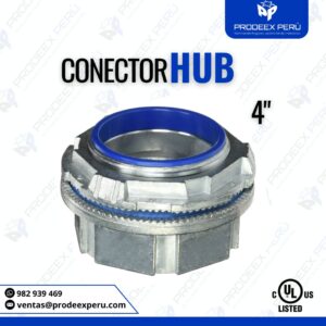 Conector HUB Eléctrico 4" a Prueba de Agua, Aceite y Polvo | Zinc UL
