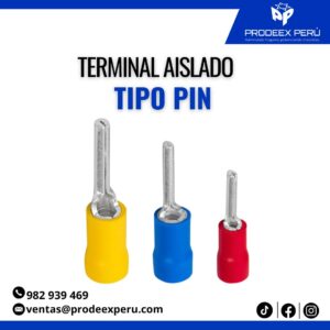 Terminal Aislado Tipo PIN | para cables Pqt 100U