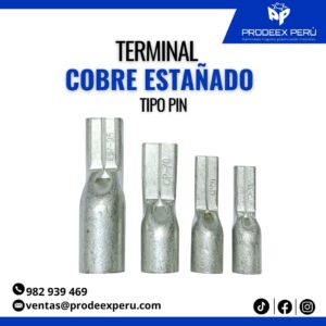 Terminal tipo PIN de cobre estañado | Conexiones Eléctricas Seguras