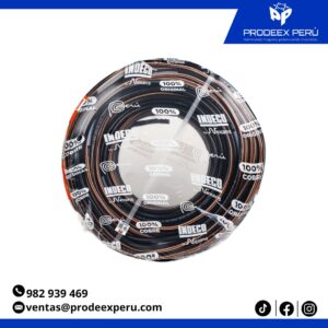 Conductor eléctrico vulcanizado 500V 2X14AWG NEGRO NLT PC