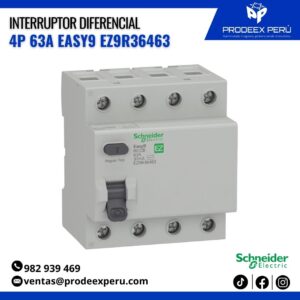 Interruptor diferencial | Schneider Electric easy9 4P 63A 400VAC