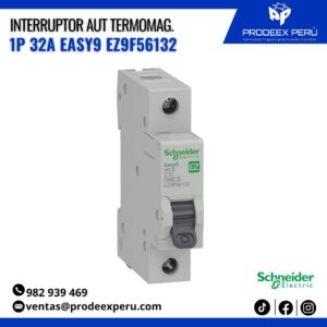 Interruptor Termomagnético 1P 32A Easy9 Schneider electric | Llave Térmica