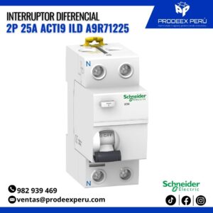 Interruptor diferencial | Acti9 iLD 2P 25A 30mA Schneider Electric