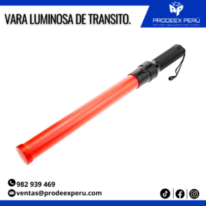 Vara Luminosa de Tránsito LED para Control de Tráfico y Seguridad Vial