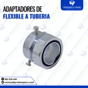 Adaptador recto para flexible conduit a tubería Emt