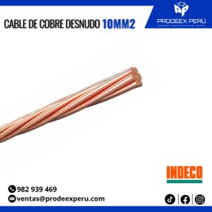 Cable desnudo de cobre blando 10MM2 – INDECO