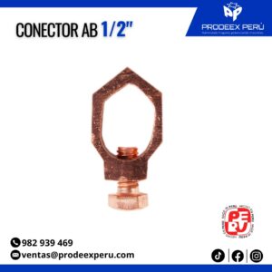 Conector AB p/ varilla de 1/2″