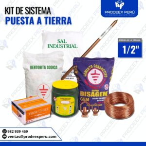 Kit Completo de puesta a tierra 1/2"