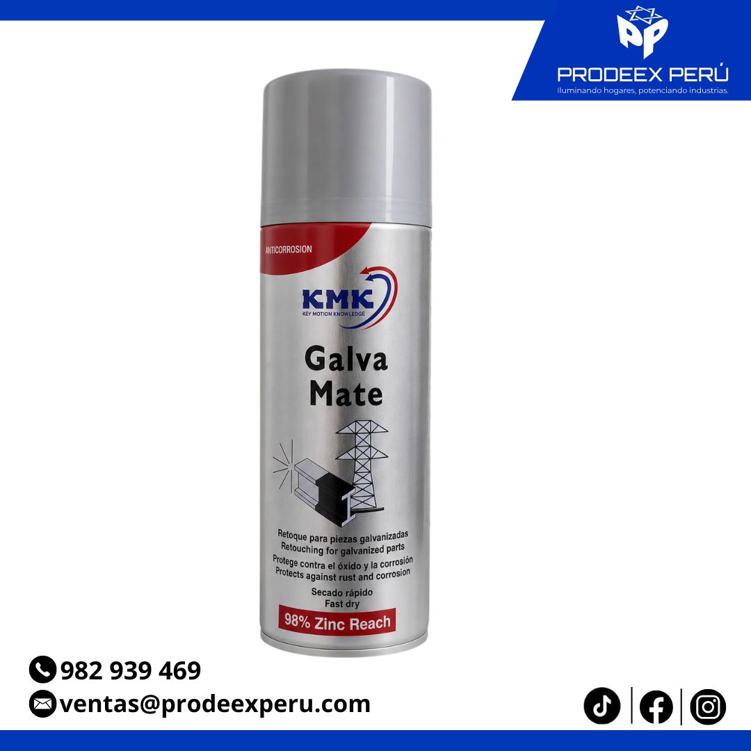 Spray galvanizado en frio 98% Zinc GALVAMATE 400ml KMK
